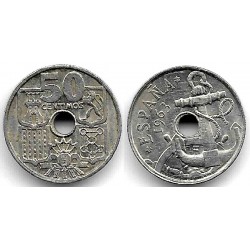 Estado Español. 1963*(19-65). 50 Céntimos (EBC+/EBC)