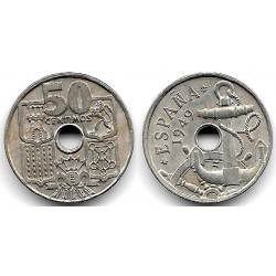 Estado Español. 1949*(19-52). 50 Céntimos (EBC)