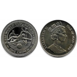 (161) Isla de Man. 1986. 1 Crown (SC)