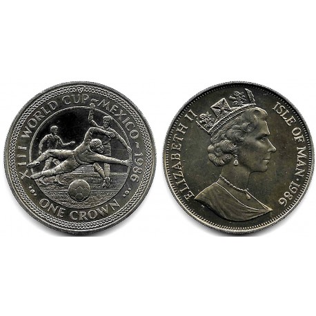 (161) Isla de Man. 1986. 1 Crown (SC)