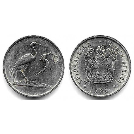(84) Sudáfrica. 1986. 5 Cents (MBC)