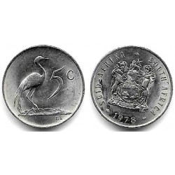 (84) Sudáfrica. 1978. 5 Cents (MBC+)