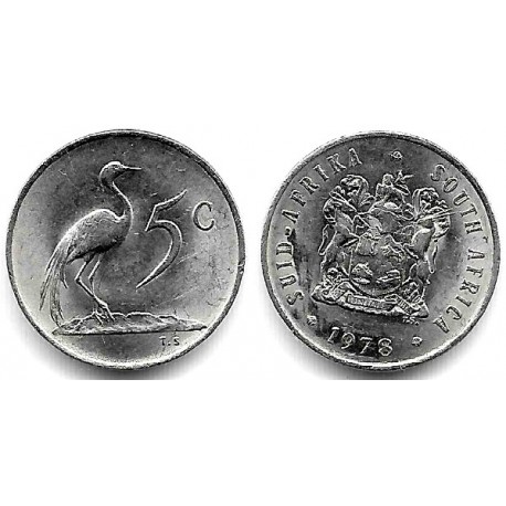 (84) Sudáfrica. 1978. 5 Cents (MBC+)