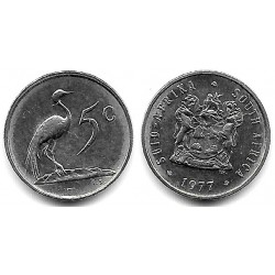 (84) Sudáfrica. 1977. 5 Cents (MBC+)