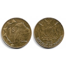 (4) Namibia. 2010. 1 Dollar (EBC)