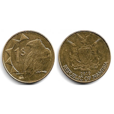 (4) Namibia. 2010. 1 Dollar (EBC)