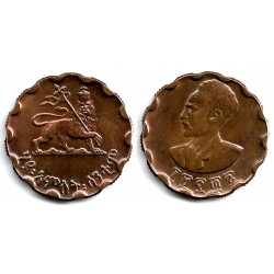 (36) Etiopía. EE1936. 25 Cents (EBC+)