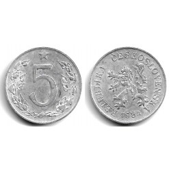 (37) Checoslovaquia. 1954. 5 Haleru (MBC)