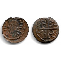 Felipe IV. 1634. Dinero (BC) Ceca de Barcelona