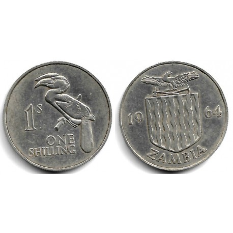 (2) Zambia. 1964. 1 Shilling (MBC)