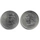 (425) Estados Unidos de América. 2008(D). Quarter Dollar (SC) Hawaii