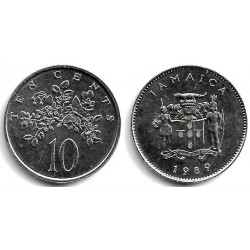 (47) Jamaica. 1989. 10 Cents (SC-)