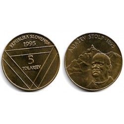 (26) Eslovenia. 1995. 5 Tolarjev (SC)