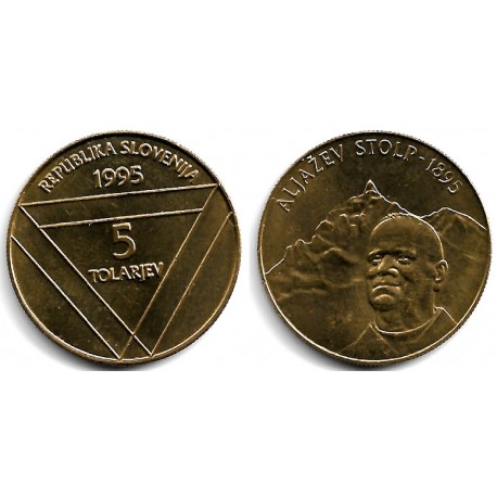 (26) Eslovenia. 1995. 5 Tolarjev (SC)