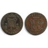 Isabel II. 1846. 6 Cuartos (BC/BC-) Ceca de Cataluña