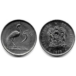(84) Sudáfrica. 1975. 5 Cents (MBC+)