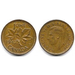 (32) Canadá. 1947. 1 Cent (MBC)