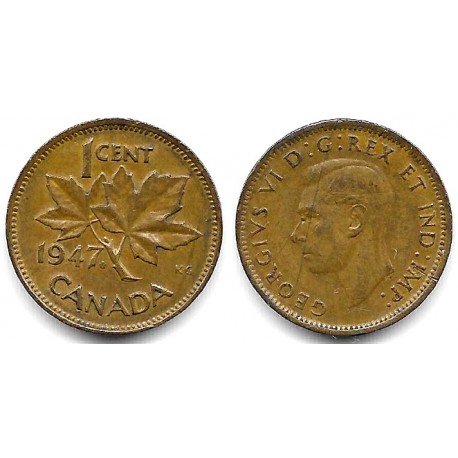 (32) Canadá. 1947. 1 Cent (MBC)