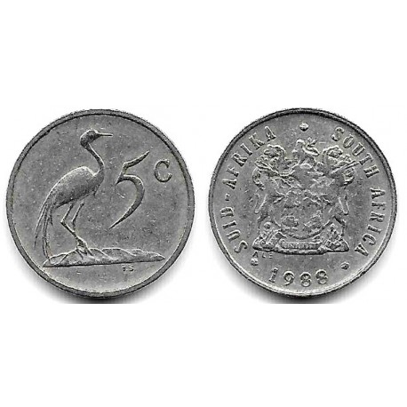 (84) Sudáfrica. 1988. 5 Cents (MBC)