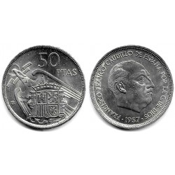 Estado Español. 1957*(60). 50 Pesetas (SC)