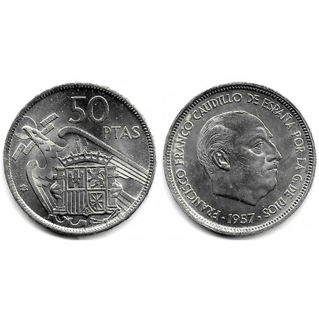 Estado Español. 1957*(60). 50 Pesetas (SC)