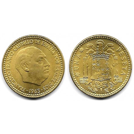 Estado Español. 1963*(19-66). 1 Peseta (SC)