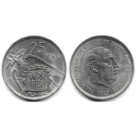 Estado Español. 1957*(70). 25 Pesetas (SC-)