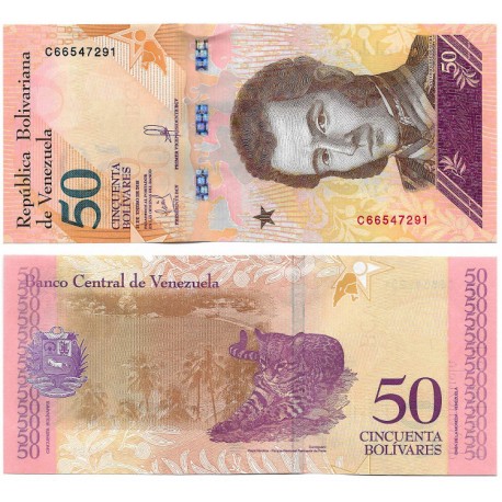(105) Venezuela. 2018. 50 Bolívares (SC)