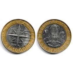 (395) San Marino. 1999. 1000 Lira (SC-)