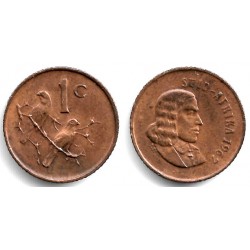 (65.2) Sudáfrica. 1967. 1 Cent (MBC)