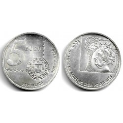 Portugal. 2003. 5 Euro (EBC+) (Plata)