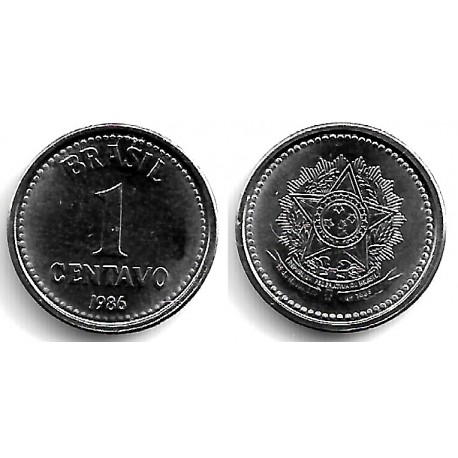 (600) Brasil. 1986. 1 Centavo (SC)