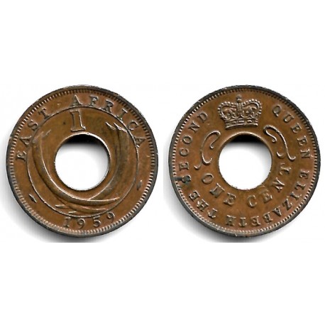 (35) África Oriental. 1959. 1 Cent (EBC+)