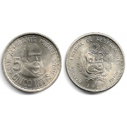 (300) Perú. 1987. 5 Intis (SC)