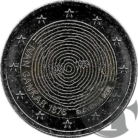 Eslovenia. 2026. 2 Euro (SC) Ivan Cankar