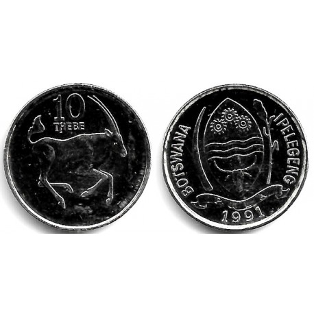 (5a) Botswana. 1991. 10 Thebe (SC)