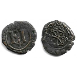 Felipe IV. Sin Fecha. 4 Cornados (BC+) Ceca de Pamplona