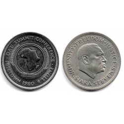 (36) Sierra Leona. 1980. 1 Leone (SC-)