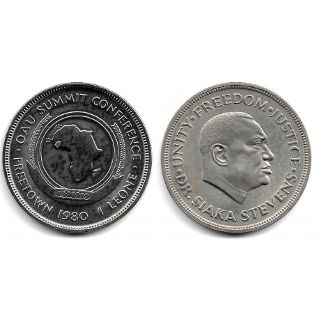 (36) Sierra Leona. 1980. 1 Leone (SC-)