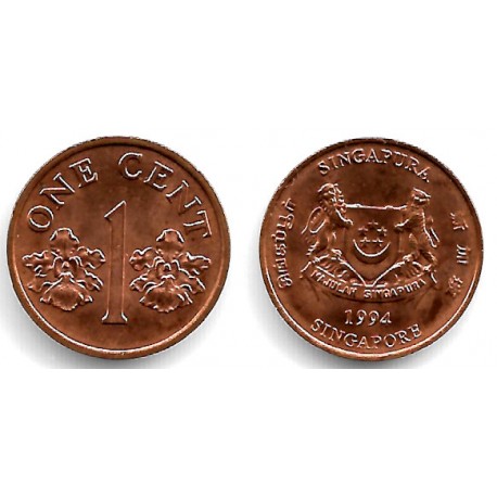 (98) Singapur. 1994. 1 Cent (EBC+)