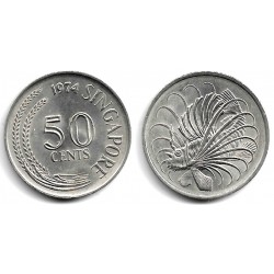 (5) Singapur. 1974. 50 Cents (SC-)
