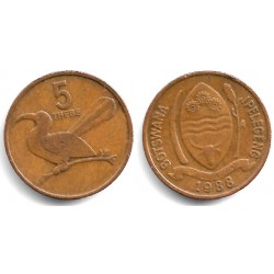 (4) Botswana. 1988. 5 Thebe (BC)