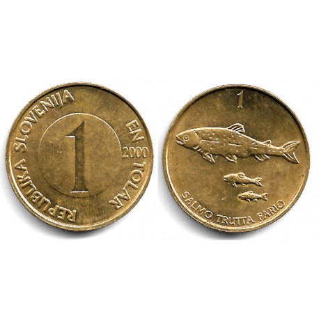 (4) Eslovenia. 2000. 1 Tolar (SC-)