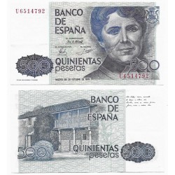 España. 1979. 500 Pesetas (EBC) Serie U