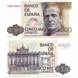 España. 1979. 5000 Pesetas (EBC) Serie F