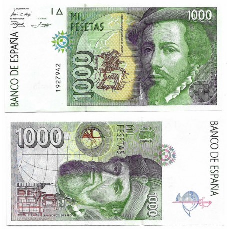 España. 1992. 1000 Pesetas (SC) Sin Serie