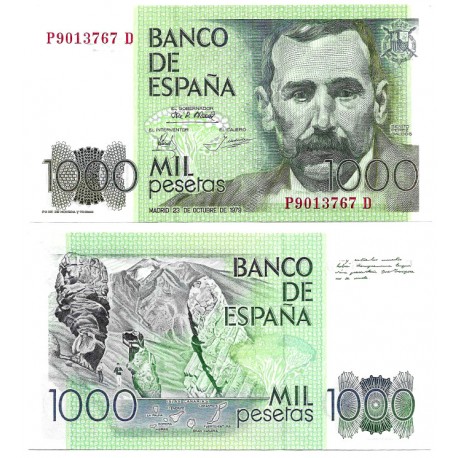 España. 1979. 1000 Pesetas (SC) Serie P