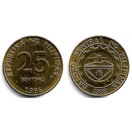(271) Filipinas. 1996. 25 Sentimo (EBC)