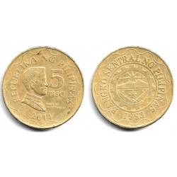 (272) Filipinas. 2014. 5 Piso (BC+)