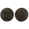 Isabel II. 1837. 8 Maravedí (BC/BC-) Ceca de Segovia